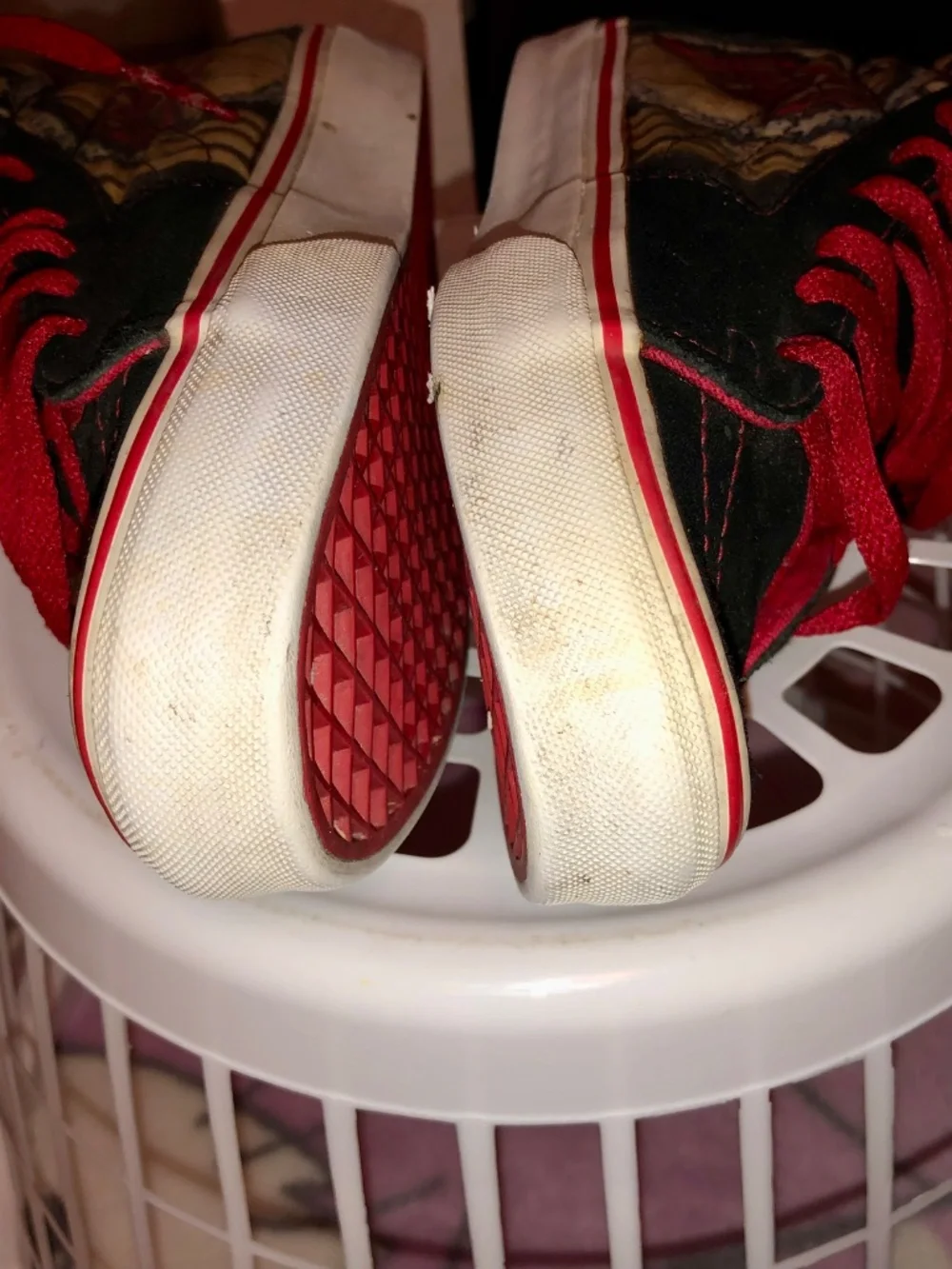 sLaYeR vans hi-tops METAL mens7 womens5.5 skate - Picture 5 of 16